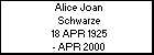Alice Joan Schwarze