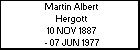 Martin Albert Hergott