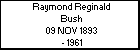 Raymond Reginald Bush