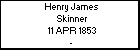 Henry James Skinner