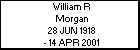 William R Morgan