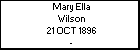 Mary Ella Wilson