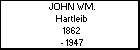 JOHN WM. Hartleib