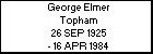 George Elmer Topham