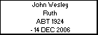 John Wesley Ruth