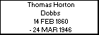 Thomas Horton Dobbs