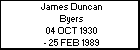 James Duncan Byers