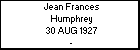 Jean Frances Humphrey