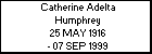 Catherine Adelta Humphrey