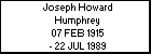 Joseph Howard Humphrey