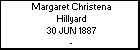 Margaret Christena Hillyard