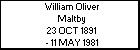 William Oliver Maltby