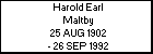 Harold Earl Maltby