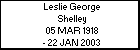 Leslie George Shelley