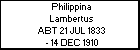 Philippina Lambertus