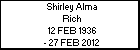 Shirley Alma Rich
