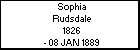 Sophia Rudsdale