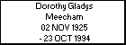 Dorothy Gladys Meecham