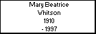 Mary Beatrice Whitson