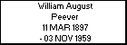 William August Peever