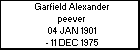 Garfield Alexander peever