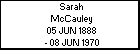 Sarah McCauley