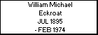 William Michael Eckroat