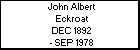 John Albert Eckroat