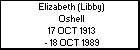 Elizabeth (Libby) Oshell
