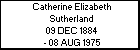 Catherine Elizabeth Sutherland