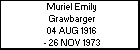 Muriel Emily Grawbarger
