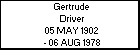 Gertrude Driver