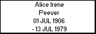 Alice Irene Peever