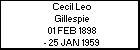 Cecil Leo Gillespie