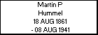 Martin P Hummel
