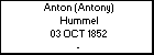 Anton (Antony) Hummel