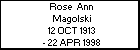 Rose  Ann Magolski