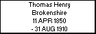 Thomas Henry Brokenshire