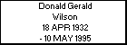 Donald Gerald Wilson