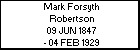 Mark Forsyth Robertson