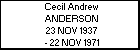 Cecil Andrew ANDERSON