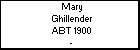 Mary Ghillender