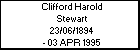 Clifford Harold Stewart