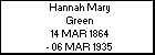 Hannah Mary Green