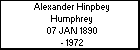 Alexander Hinpbey Humphrey