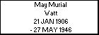 May Murial Watt