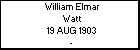 William Elmar Watt