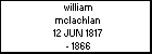 william mclachlan
