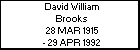 David William Brooks