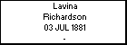Lavina Richardson